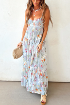 Tea Time Maxi Wedding Guest Dress Canada