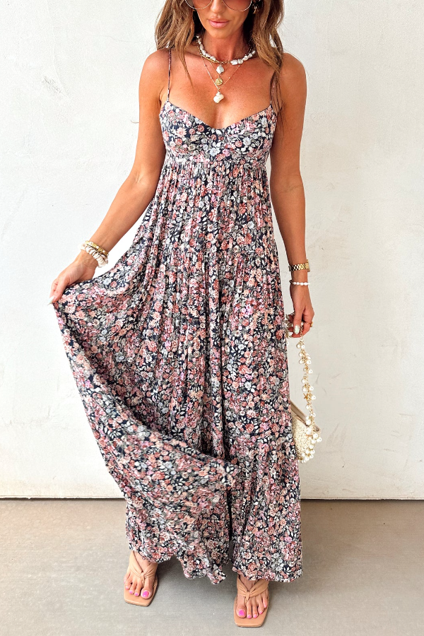 Secret Garden Maxi Wedding Guest Dress Canada