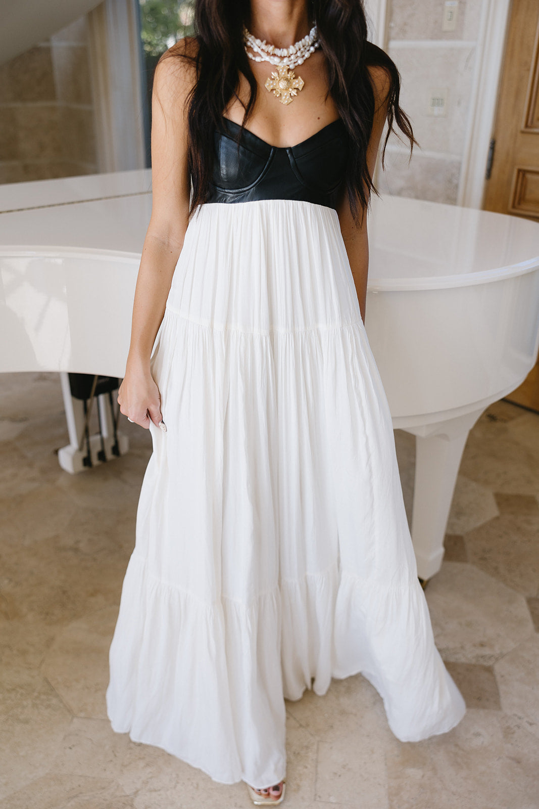 Onyx Queen Maxi Wedding Guest Dress Canada