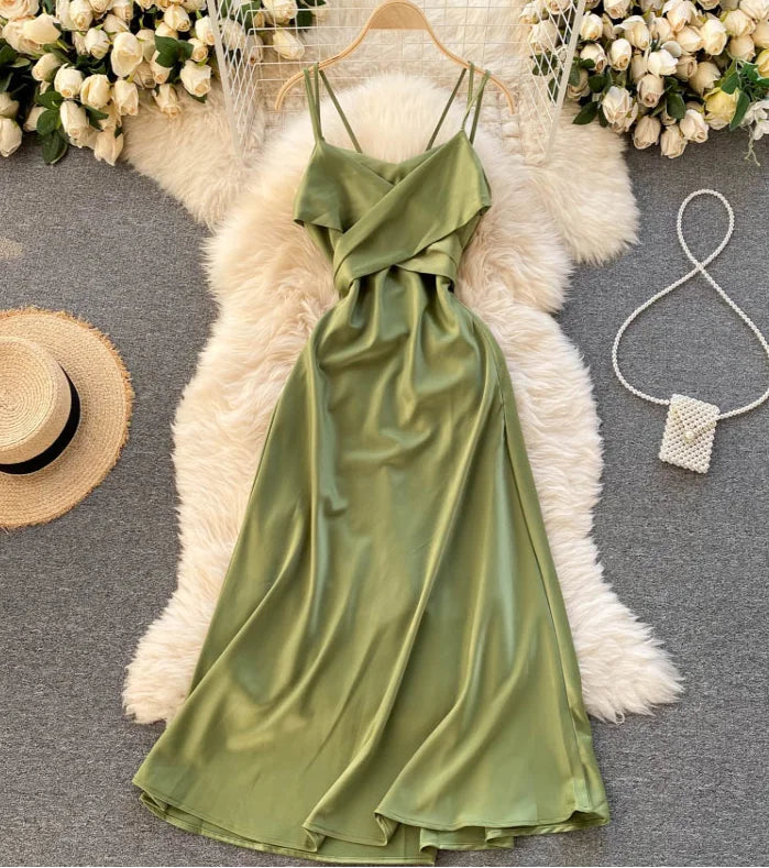 Satin Strapless Wedding Guest Dress Canada