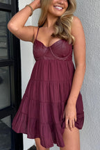 See You In The Summer Mini Wedding Guest Dress Canada