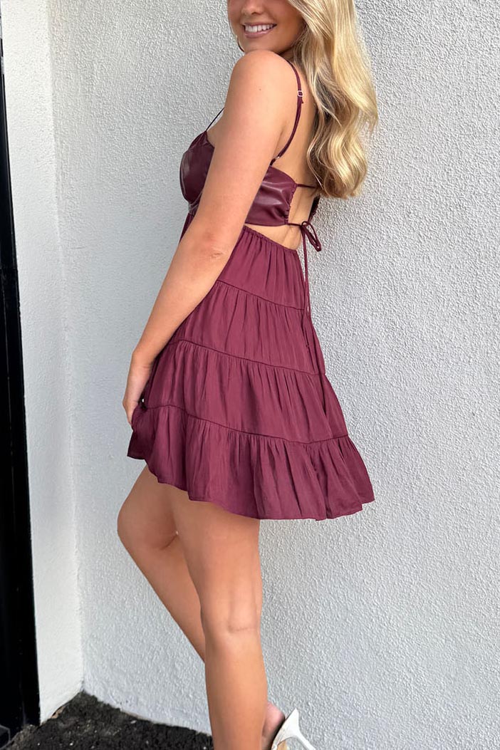 See You In The Summer Mini Wedding Guest Dress Canada
