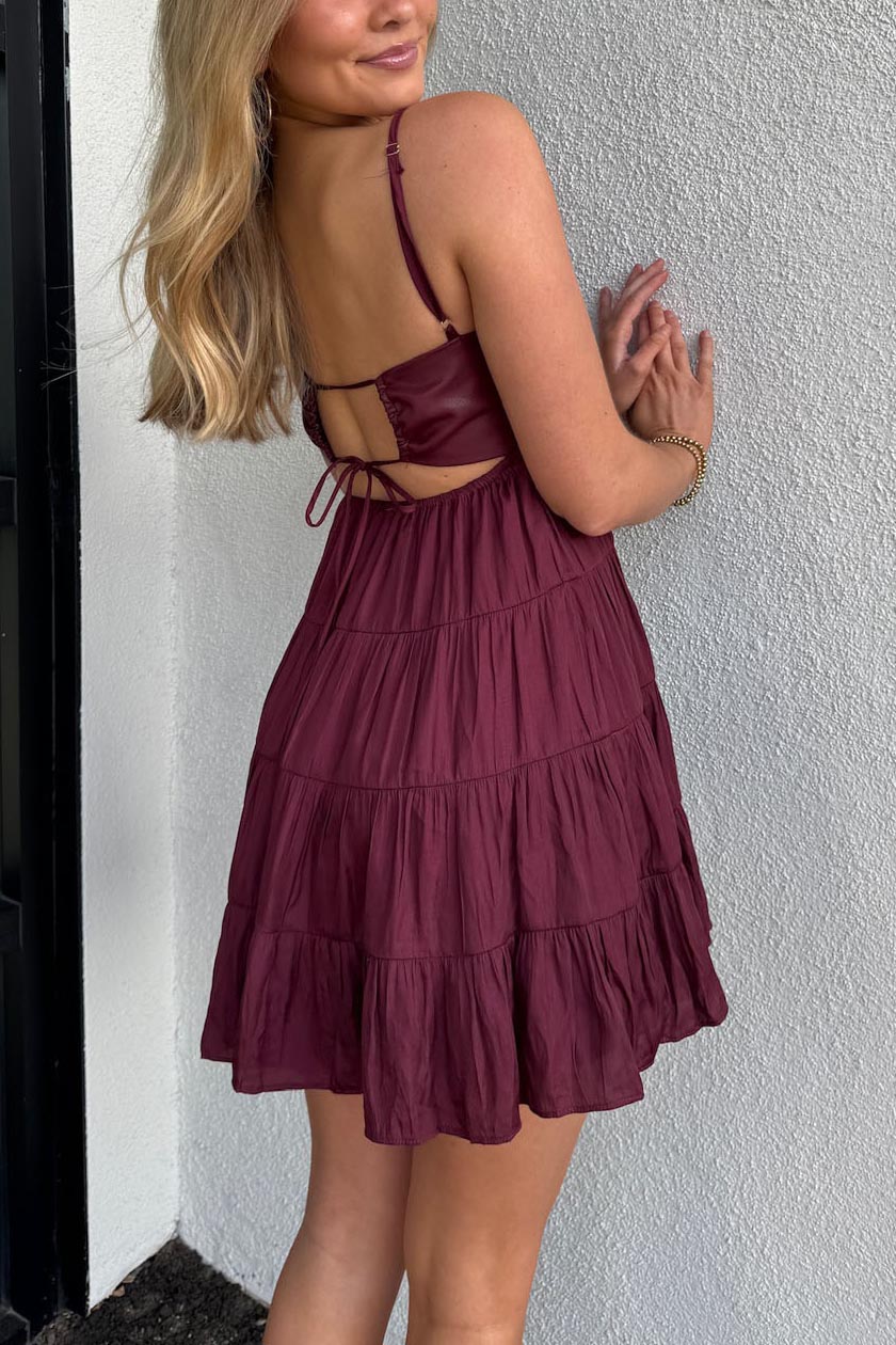 See You In The Summer Mini Wedding Guest Dress Canada