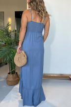 Salt Water Whispers Maxi Wedding Guest Dress Canada