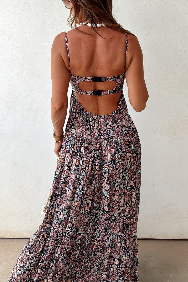 Secret Garden Maxi Wedding Guest Dress Canada