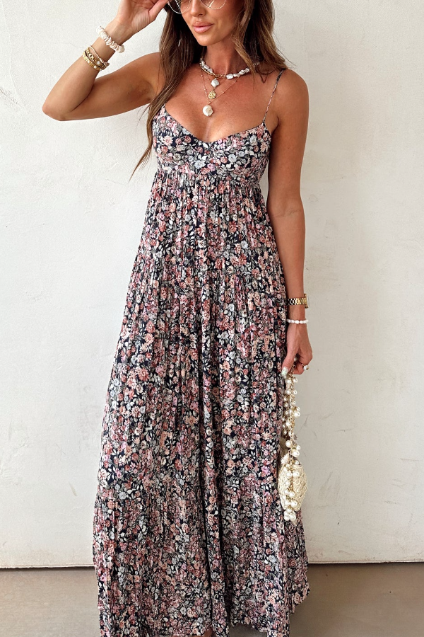 Secret Garden Maxi Wedding Guest Dress Canada