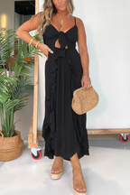 Salt Water Whispers Maxi Wedding Guest Dress Canada